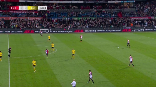 Feyenoord - IF Elfsborg: 4-0 door Luis Sinisterra