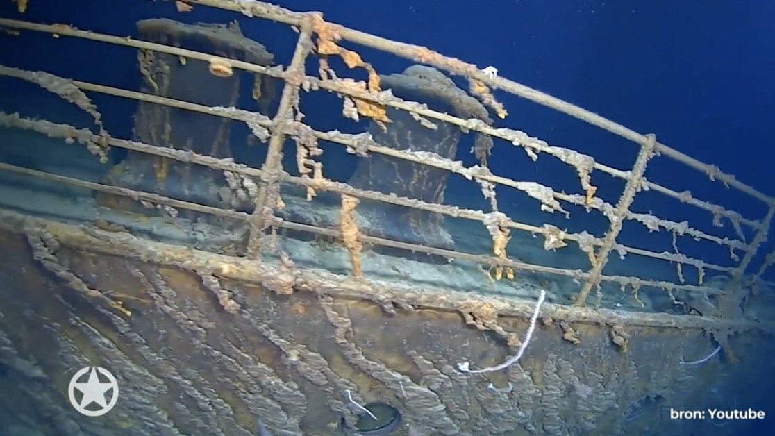 Bekijk de beelden: 'Gebonk' gehoord in zoektocht naar vermiste onderzeeboot Titan
