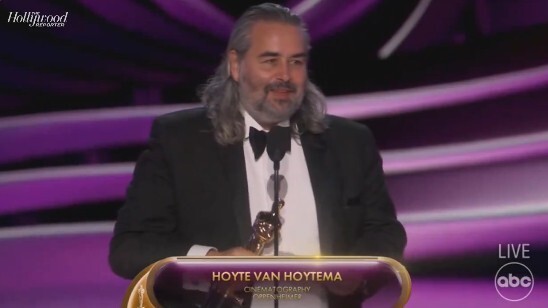 Zien: Nederlandse Hoyte van Hoytema wint Oscar voor Oppenheimer, 'Silly'
