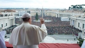 Wanneer is Urbi et orbi door paus Franciscus live op tv te zien?